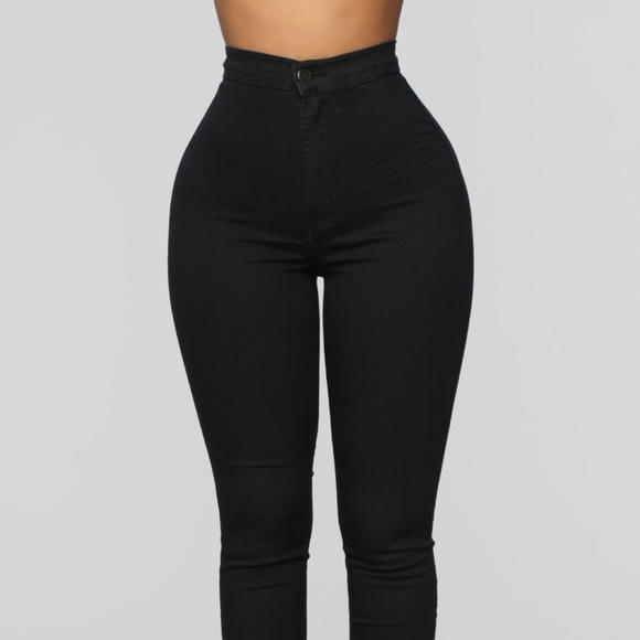 Fashion Nova Pants - Super high waist denim skinnies